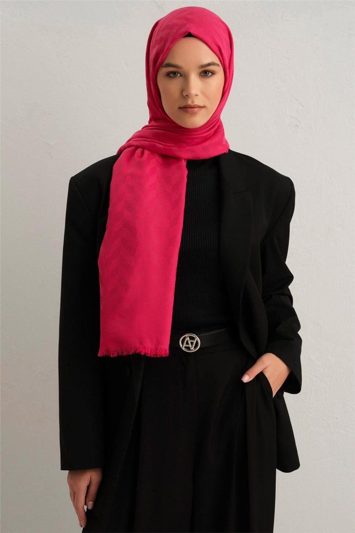 ARMİNE TREND AÇELYA ŞAL 5 04 FUŞYA